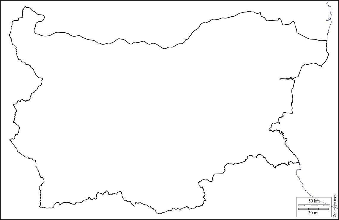 քարտեզ Բուլղարիայի քարտ ծրագիրը