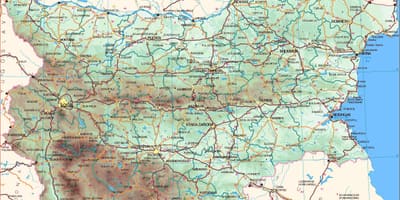 Քարտեզ բուլղարական ափին