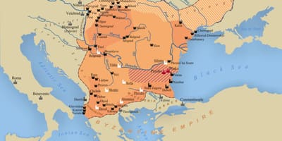Քարտեզը Բուլղարական թագավորությունը