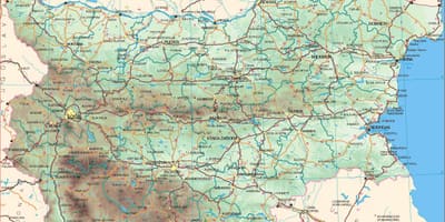 Բուլղարիա ճանապարհների քարտեզի վրա