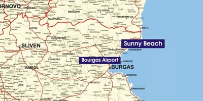 Անում Բուլղարիայի քարտեզի վրա