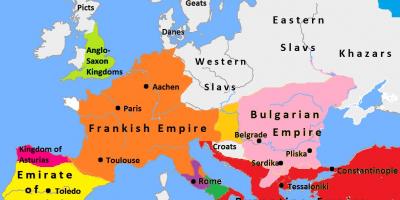Սոֆիա Բուլղարիա Եվրոպայի քարտեզի վրա